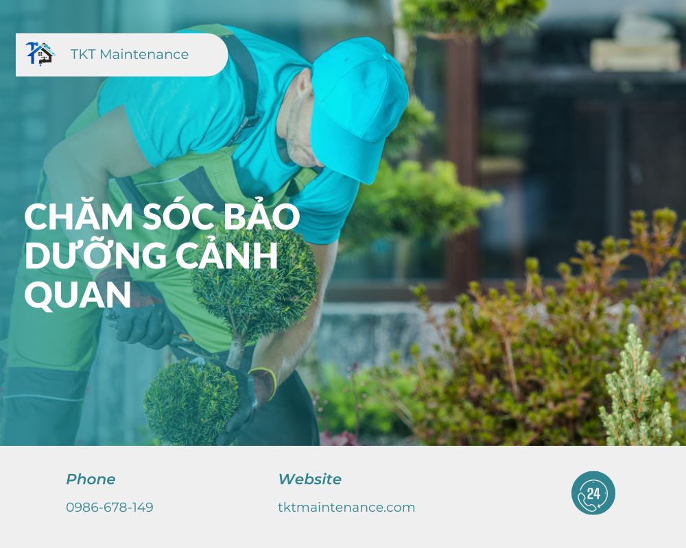 chăm sóc bảo dưỡng cảnh quan